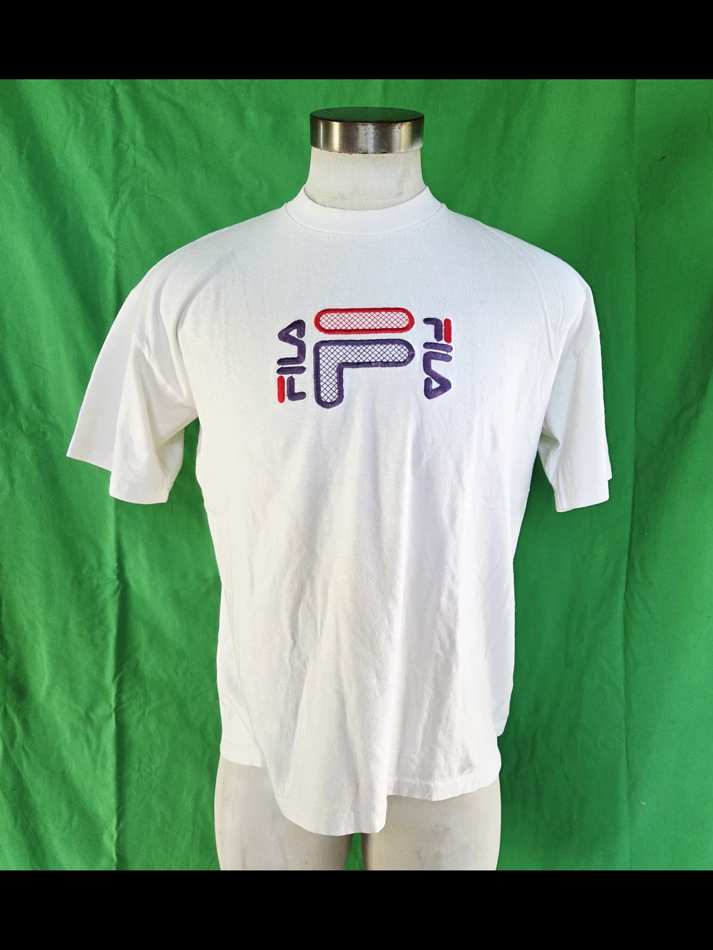 FILA VINTAGE Men's T-SHIRT MADE IN ITALY SIZE L - XL